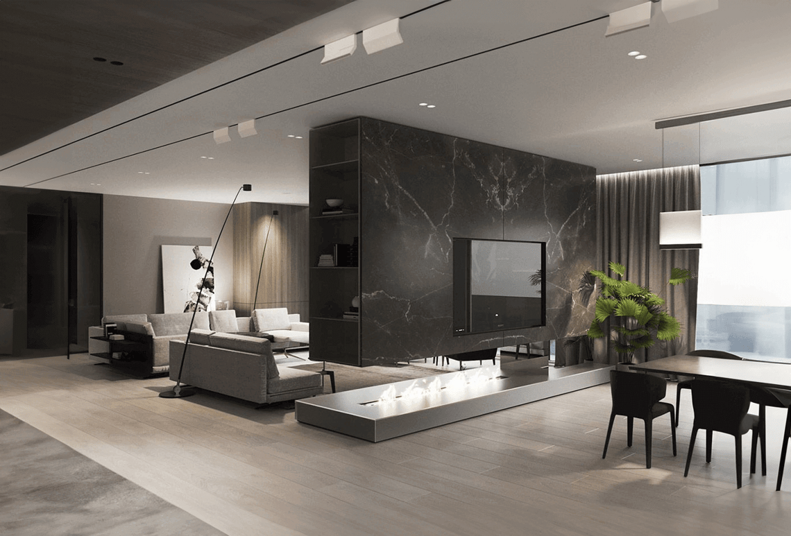 High‑end interior capture of a luxury home